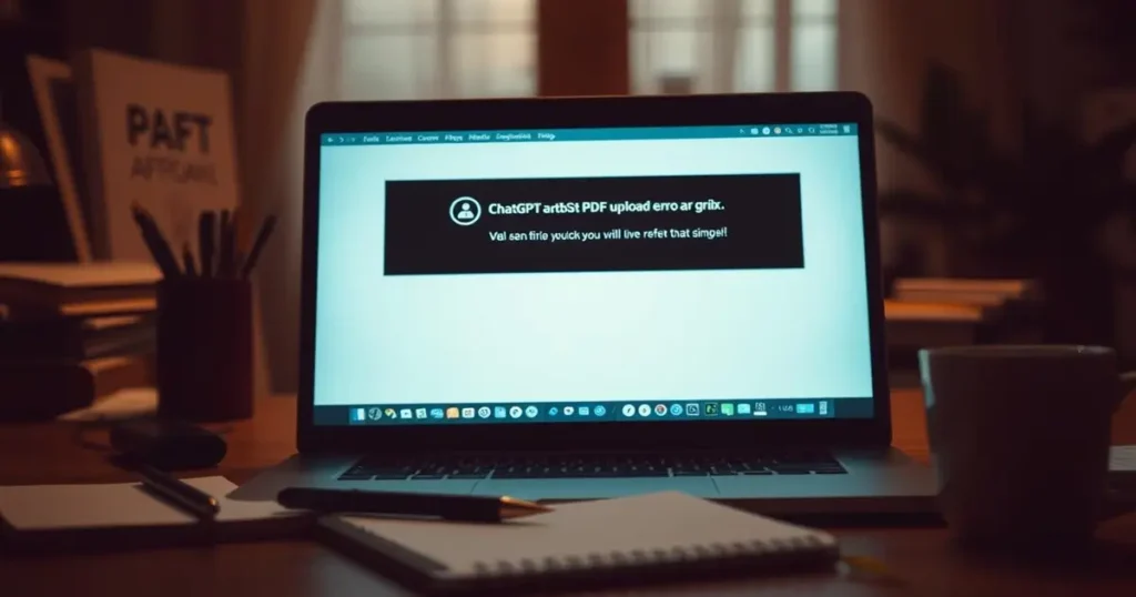 Fix ChatGPT 'Unknown Error' When Uploading PDFs Easily