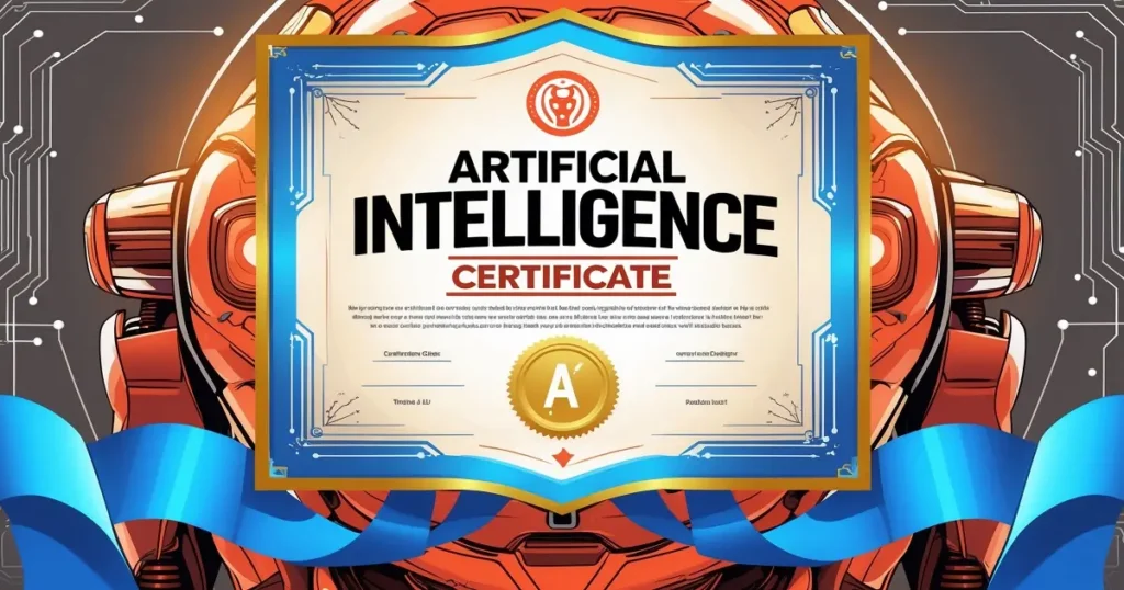 Certificate for Artificial Intelligence: How To Get One Fast